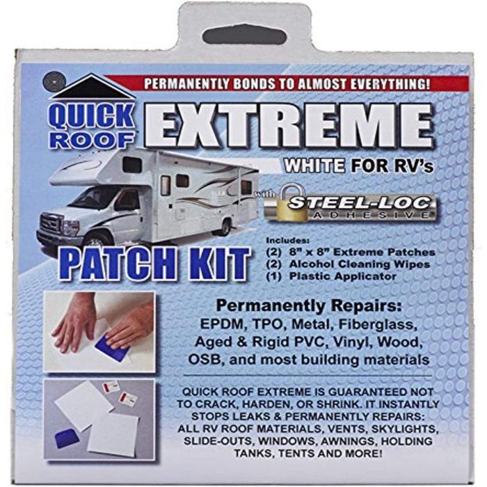 CoFair Quick Roof Extreme RV White Patch Seam Repair Kit