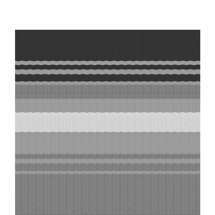 Vinyl Black/Gray Dune Stripes Fabric White FLXguard