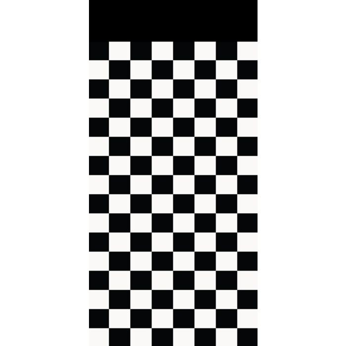 Vinyl Checkered Flag Fabric Black FLXguard