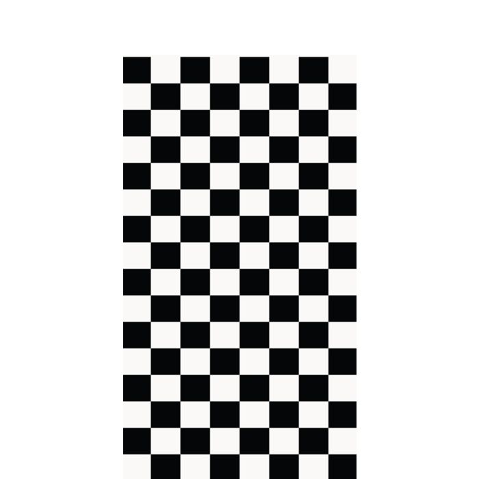 Vinyl Checkered Flag Fabric White FLXguard