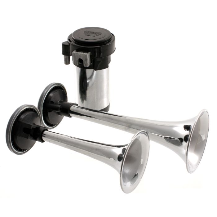 Chrome Plated Trumpets with Air Compressor