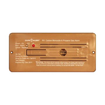 Safe-T-Alert Brown Flush Mount 35 Series CO/LP Gas Alarm