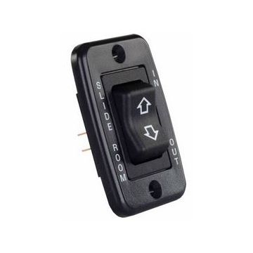 JR Black Low Profile Slide-Out Switch