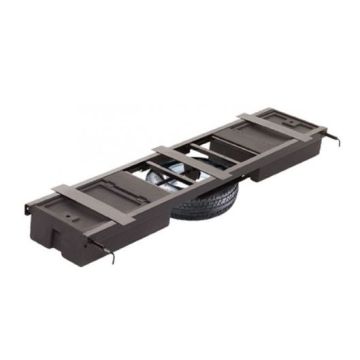 Lippert Components Standard Double Underchassis Storage Container w/ Spare Tire Carrier