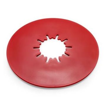 Camco 10" Premium Fifth Wheel Lube Plate, Red w / PTFE