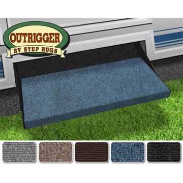 Prest-O-Fit Atlantic Blue 23" Outrigger RV Step Rug