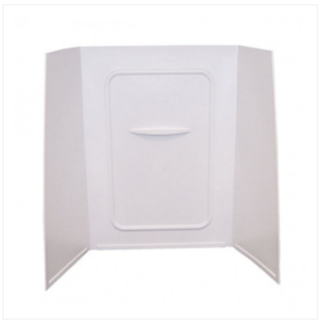 Lippert Components Better Bath 24" x 36" x 56" Bath/Shower Surround - White