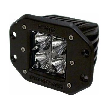 Rigid Industries D-Series Single Flush Mount Dually LED Flood Light