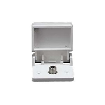 Prime Products Colonial White Single Outdoor TV Outlet