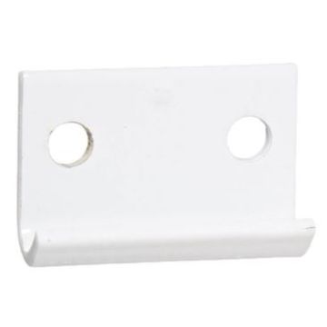 RV Designer White Camper Door Catch Mount Plate - Single