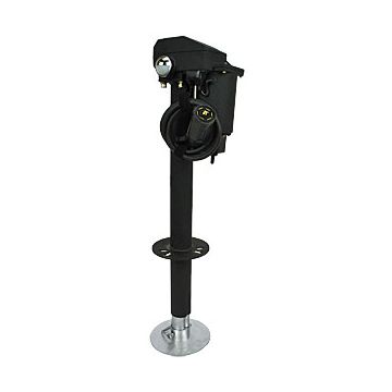 Ultra-Fab Black 3,500lb Electric Tongue Jack with 7-Way Plug