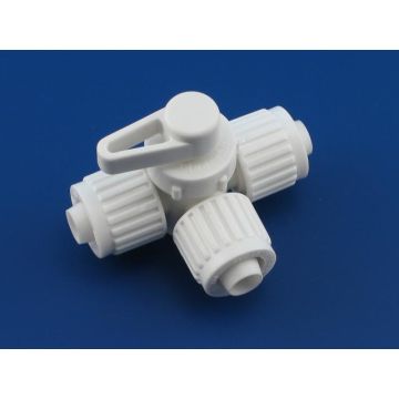 Flair-It 1/2" Three Way Water Shut Off Valve