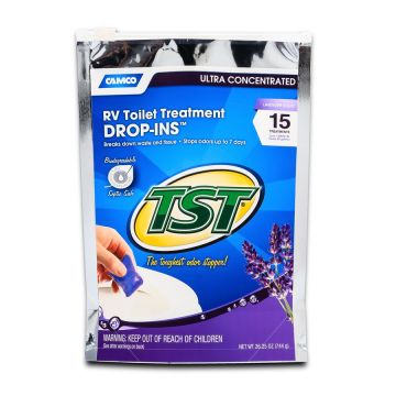 Camco TST Lavender Drop-Ins Holding Tank Treatment - 15 / bag