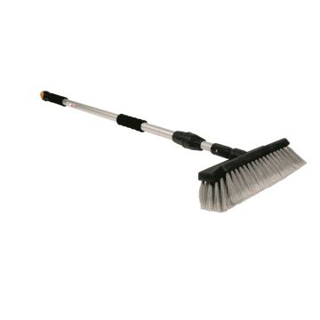 Camco RV Flow-Through Wash Brush w/Adjustable Handle 43"-71"