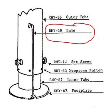 Rieco Titan Camper Jack Foot Plate Retaining Bale