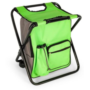 Camco Green Backpack Stool Cooler