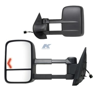 K-Source 07-12 GMC/Silverado 1500/2500/3500 Extendable Towing Mirrors