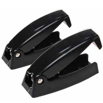 RV Designer Black Baggage Door Catch - 2 Pack