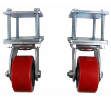 Ultra-Fab Hitch Mount 4" Ultra Swivel Skid Wheel-Set of 2