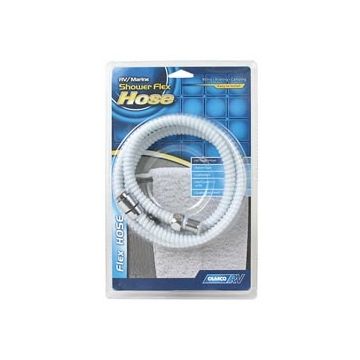 Camco White 60" Flex Shower Hose