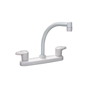 Phoenix White Lever Handled Hi-Arc Pot Filler Kitchen Faucet