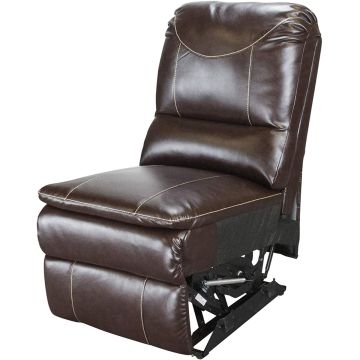 Thomas Payne Momentum Theater Collection Jaleco Chocolate Armless Recliner