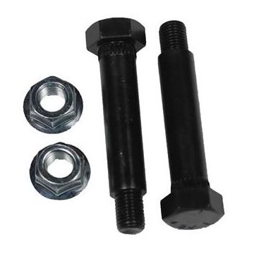 AP Product  2.32" Usable Length x 9/16" Dia Leaf Spring Dry Shackle Step Bolt w/Flange Nut-2 Pack