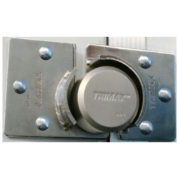 Trimax 2pc Hockey Puck Door Hasp