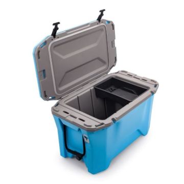 Camco Currituck 30 Quart Cyan / Gray Cooler