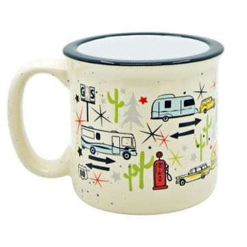 Camp Casual Ceramic Mug - Wanderlust White