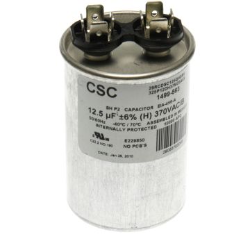 Coleman A/C Run Capacitor 12.5 MFD