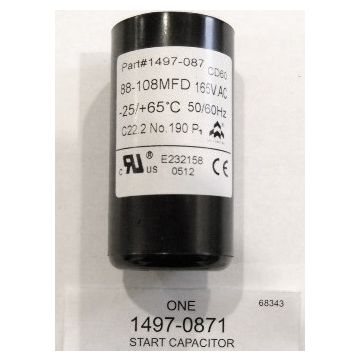 Coleman A/C 88-108 MFD Start Capacitor