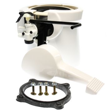 Dometic White 510/910/2010 Toilet Base Kit