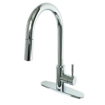 Empire Brass Metal Single Lever Hi-Arc Pulldown Kitchen Faucet