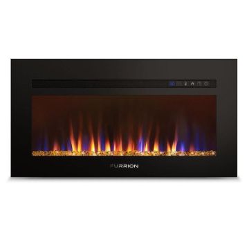 Furrion 30 Inch Electric Fireplace with Crystals