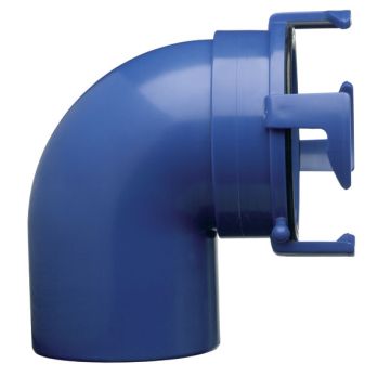 Prest-O-Fit Blueline  90° Sewer Hose Adapter