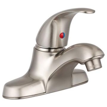 Dura Faucet Heavy Duty Nickel Single Lever RV Lavatory Faucet