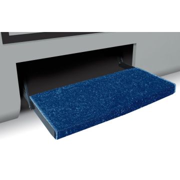 Prest-O-Fit Imperial Blue 23" Jumbo Wraparound RV Step Rug