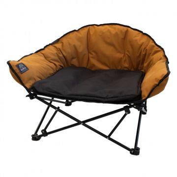 Kuma Lazy Bear Dog Bed Chair - Sierra & Black