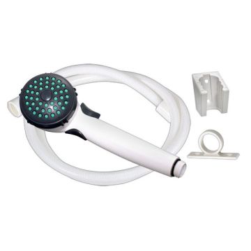 Phoenix White Single Function Showerhead Kit