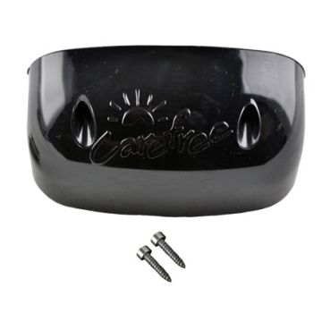 Carefree Black Plastic Awning Fascia Cap Bottom