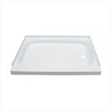 Lippert Components Better Bath 36" x 24" Right Hand Drain Shower Pan - Parchment