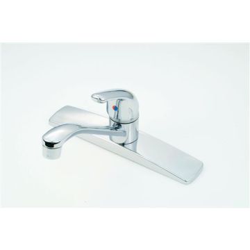 American Brass Company Chrome Single Lever Long Neck Kitchen Facuet