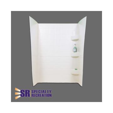 Specialty Recreation 24" x 32" x 66" Bath/Shower Surround - White