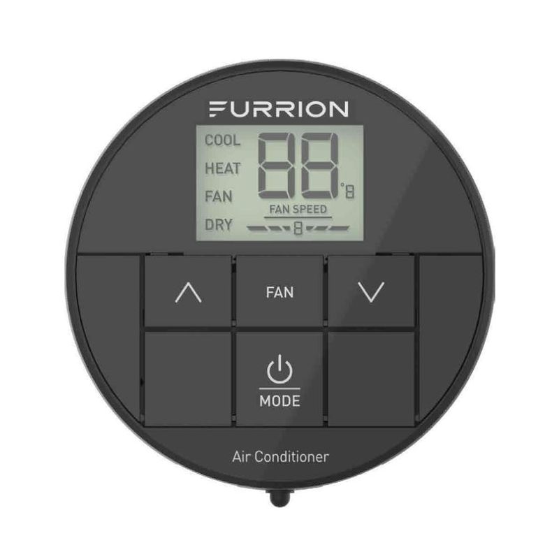 Furrion Chill SingleZone Backlit RV LED Wall Thermostat w/ 2 Fan