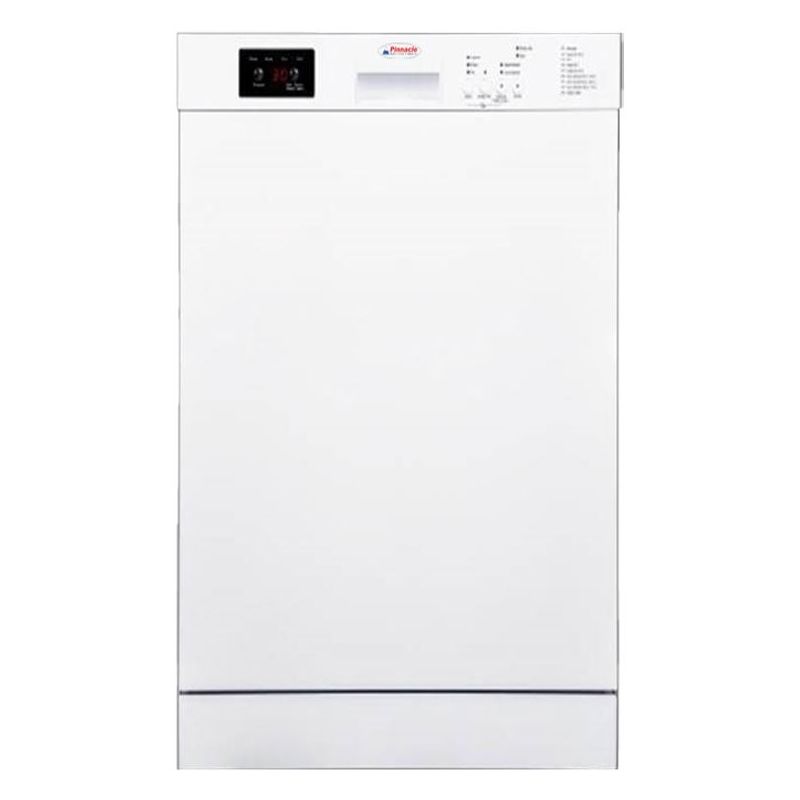 Pinnacle White 18 Inch Wide Built In Dishwasher