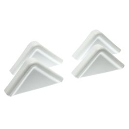 Camco 42193 Soft Flexible White Slide-Out Corner Guards 4pk 