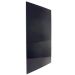 Norcold 618152 black acrylic lower refrigerator door panel. 