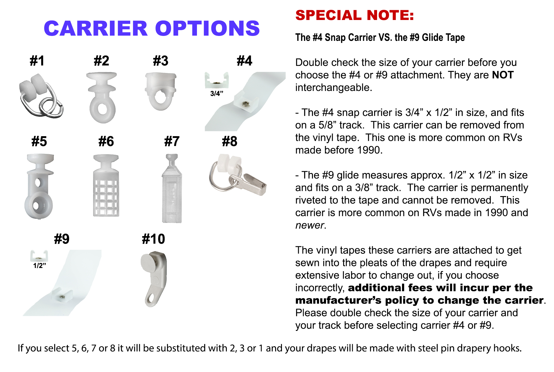 Carrier Options