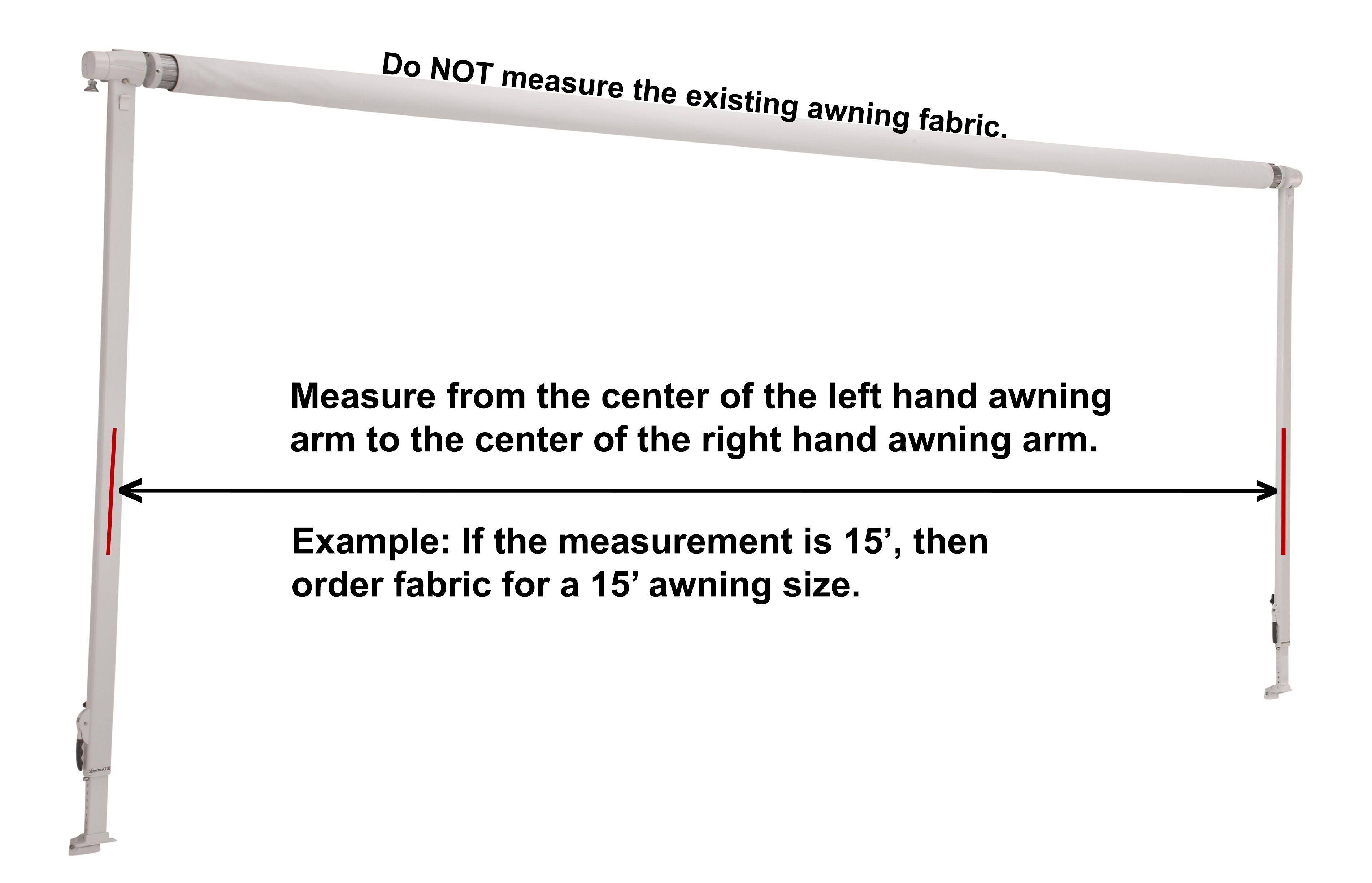 How To Measure Awning For Fabric